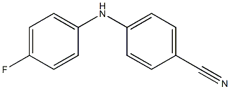 4-[(4-fluorophenyl)amino]benzonitrile Structure