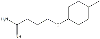 4-[(4-methylcyclohexyl)oxy]butanimidamide Structure