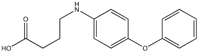 4-[(4-phenoxyphenyl)amino]butanoic acid 구조식 이미지