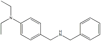 4-[(benzylamino)methyl]-N,N-diethylaniline 구조식 이미지