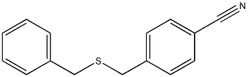 4-[(benzylsulfanyl)methyl]benzonitrile 구조식 이미지