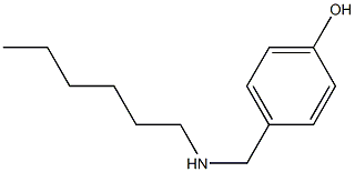 4-[(hexylamino)methyl]phenol 구조식 이미지