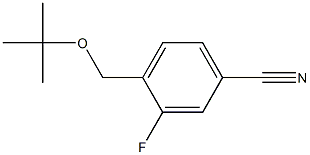 4-[(tert-butoxy)methyl]-3-fluorobenzonitrile 구조식 이미지