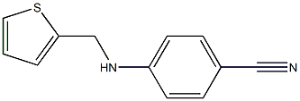 4-[(thiophen-2-ylmethyl)amino]benzonitrile 구조식 이미지