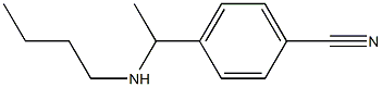 4-[1-(butylamino)ethyl]benzonitrile 구조식 이미지