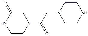 4-[2-(piperazin-1-yl)acetyl]piperazin-2-one Structure