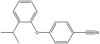 4-[2-(propan-2-yl)phenoxy]benzonitrile Structure