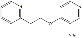 4-[2-(pyridin-2-yl)ethoxy]pyridin-3-amine Structure