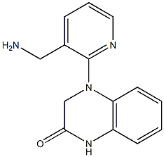 4-[3-(aminomethyl)pyridin-2-yl]-1,2,3,4-tetrahydroquinoxalin-2-one 구조식 이미지