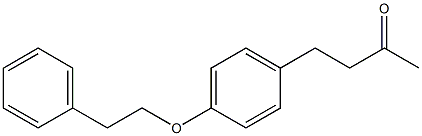 4-[4-(2-phenylethoxy)phenyl]butan-2-one 구조식 이미지