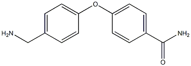 4-[4-(aminomethyl)phenoxy]benzamide Structure