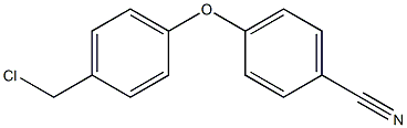 4-[4-(chloromethyl)phenoxy]benzonitrile 구조식 이미지