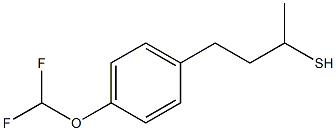 4-[4-(difluoromethoxy)phenyl]butane-2-thiol Structure