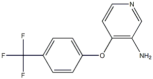 4-[4-(trifluoromethyl)phenoxy]pyridin-3-amine 구조식 이미지