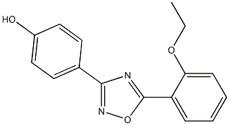 4-[5-(2-ethoxyphenyl)-1,2,4-oxadiazol-3-yl]phenol 구조식 이미지