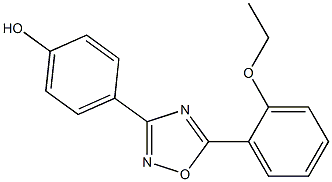 4-[5-(2-ethoxyphenyl)-1,2,4-oxadiazol-3-yl]phenol Structure