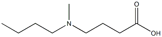 4-[butyl(methyl)amino]butanoic acid Structure