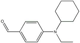 4-[cyclohexyl(ethyl)amino]benzaldehyde 구조식 이미지