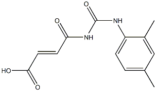 4-{[(2,4-dimethylphenyl)carbamoyl]amino}-4-oxobut-2-enoic acid Structure