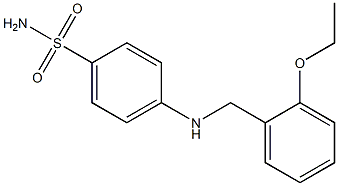 4-{[(2-ethoxyphenyl)methyl]amino}benzene-1-sulfonamide 구조식 이미지