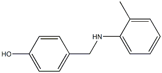 4-{[(2-methylphenyl)amino]methyl}phenol Structure