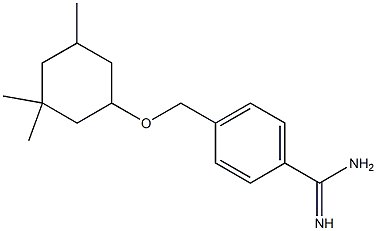 4-{[(3,3,5-trimethylcyclohexyl)oxy]methyl}benzene-1-carboximidamide Structure