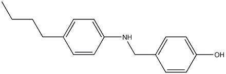 4-{[(4-butylphenyl)amino]methyl}phenol Structure