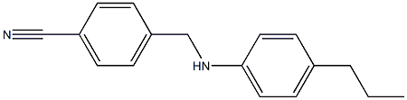 4-{[(4-propylphenyl)amino]methyl}benzonitrile Structure