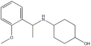 4-{[1-(2-methoxyphenyl)ethyl]amino}cyclohexan-1-ol 구조식 이미지