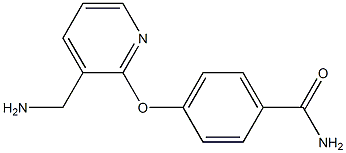 4-{[3-(aminomethyl)pyridin-2-yl]oxy}benzamide 구조식 이미지