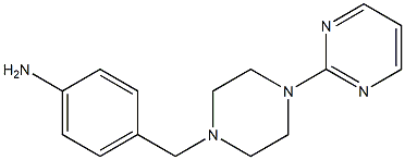 4-{[4-(pyrimidin-2-yl)piperazin-1-yl]methyl}aniline 구조식 이미지