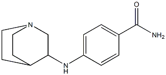 4-{1-azabicyclo[2.2.2]octan-3-ylamino}benzamide 구조식 이미지