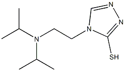 4-{2-[bis(propan-2-yl)amino]ethyl}-4H-1,2,4-triazole-3-thiol 구조식 이미지