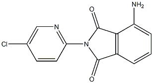 4-amino-2-(5-chloropyridin-2-yl)-2,3-dihydro-1H-isoindole-1,3-dione Structure