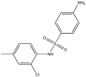 4-amino-N-(2-chloro-4-methylphenyl)benzene-1-sulfonamide 구조식 이미지