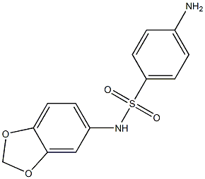 4-amino-N-(2H-1,3-benzodioxol-5-yl)benzene-1-sulfonamide Structure
