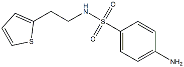 4-amino-N-(2-thien-2-ylethyl)benzenesulfonamide Structure
