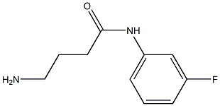 4-amino-N-(3-fluorophenyl)butanamide Structure