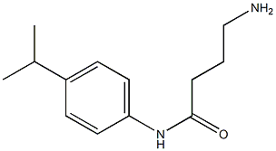 4-amino-N-(4-isopropylphenyl)butanamide Structure