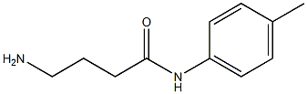 4-amino-N-(4-methylphenyl)butanamide Structure