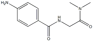 4-amino-N-[2-(dimethylamino)-2-oxoethyl]benzamide 구조식 이미지