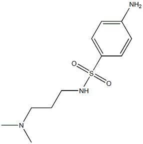 4-amino-N-[3-(dimethylamino)propyl]benzenesulfonamide 구조식 이미지