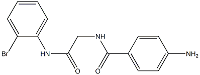 4-amino-N-{2-[(2-bromophenyl)amino]-2-oxoethyl}benzamide Structure