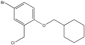 4-bromo-2-(chloromethyl)-1-(cyclohexylmethoxy)benzene 구조식 이미지