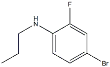 4-bromo-2-fluoro-N-propylaniline 구조식 이미지