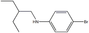 4-bromo-N-(2-ethylbutyl)aniline Structure