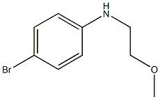 4-bromo-N-(2-methoxyethyl)aniline Structure