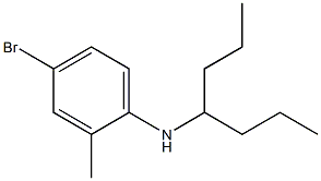 4-bromo-N-(heptan-4-yl)-2-methylaniline Structure