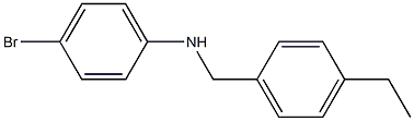 4-bromo-N-[(4-ethylphenyl)methyl]aniline Structure