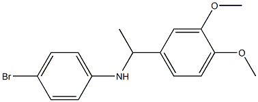 4-bromo-N-[1-(3,4-dimethoxyphenyl)ethyl]aniline 구조식 이미지